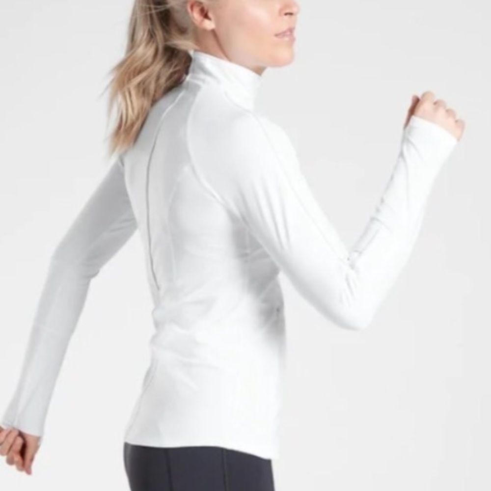 Athleta Eclipse Reflective Half Zip Pullover C1 - image 2
